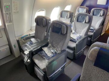 Ana Premium Economy Airbus A380 Sitze Links