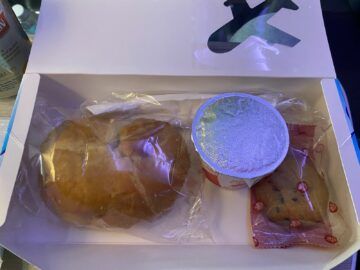 Ana Premium Economy Airbus A380 Thunfisch Sandwich