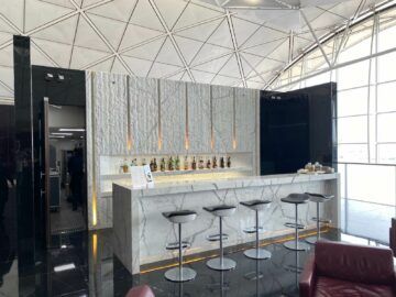 Cathay Pacific The Wing First Class Lounge Bar