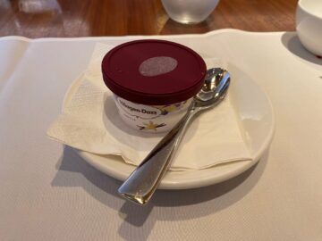 Cathay Pacific The Wing First Class Lounge Dessert