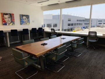 Delta Sky Club Los Angeles Terminal 2 Arbeitstisch