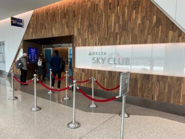 Delta Sky Club Los Angeles Terminal 2 Eingang Neue Lounge