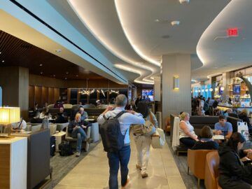 Delta Sky Club Los Angeles Terminal 2 Neue Lounge Voll