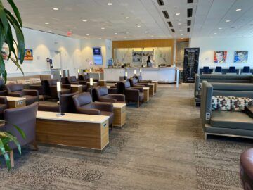 Delta Sky Club Los Angeles Terminal 2 Sessel Lounge