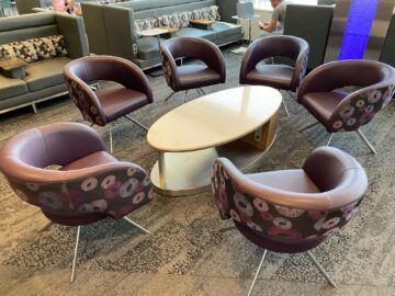 Delta Sky Club Los Angeles Terminal 2 Sitzkombi