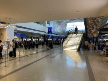 Delta Sky Club Los Angeles Terminal 2 Treppe Nach Oben