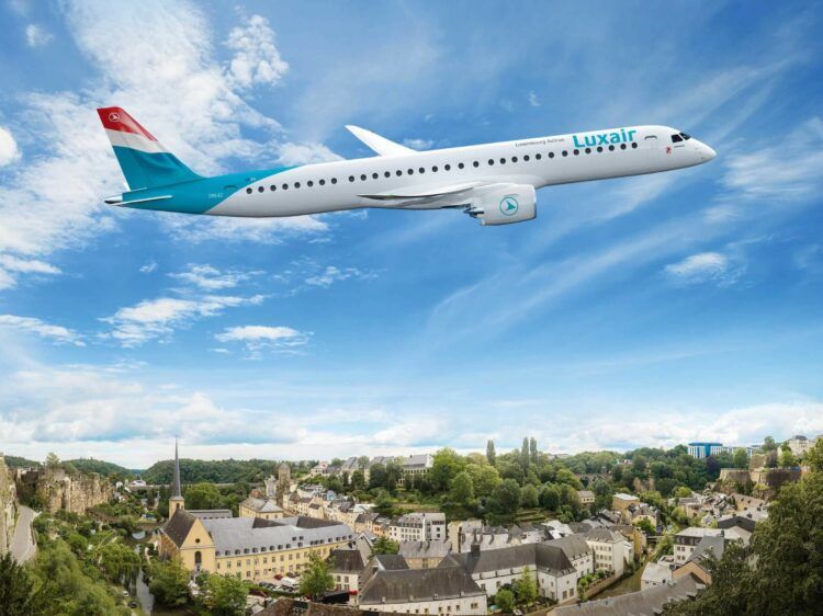 Luxaiar Embraer E195 E2 Copyright
