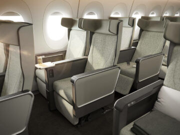 Qantas A350 Premium Economy Class Sitz Copyright