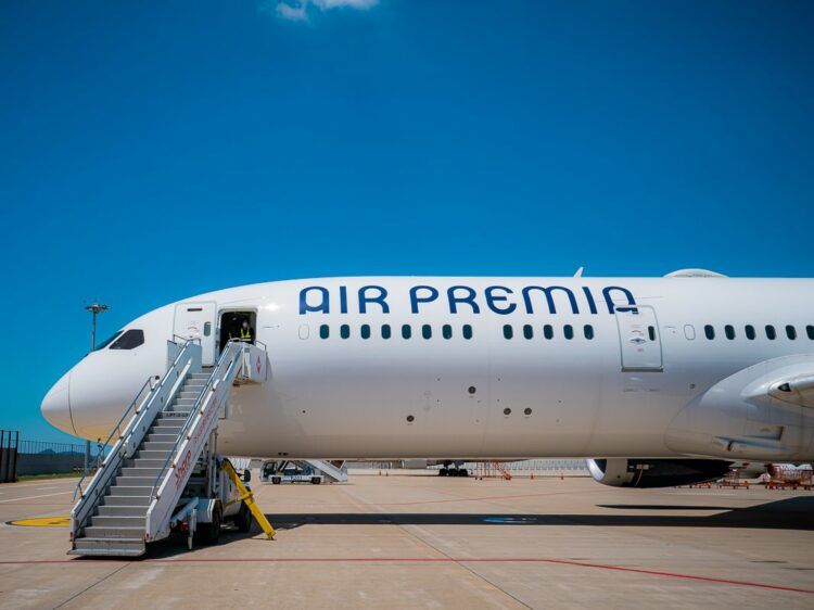 Air Premia Flugzeug Boeing 787 Copyright