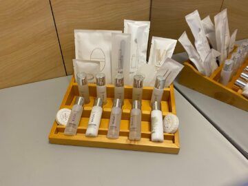 Emirates First Class Airbus A380 Amenities Bad