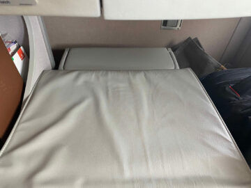 Emirates First Class Airbus A380 Beinfreiheit