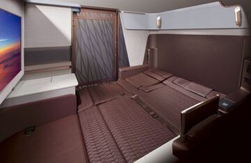 Japan Airlines Airbus A350 1000 First Class Bett