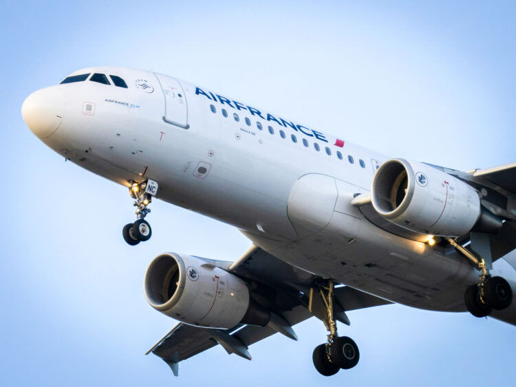 Air France A320 Flugzeug Unsplash