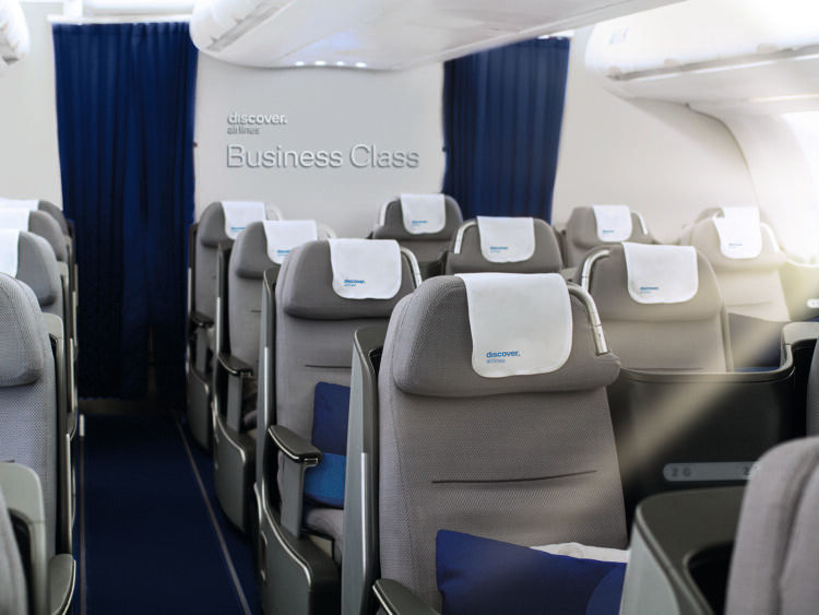 Discover Airlines Business Class Interkontinental Copyright