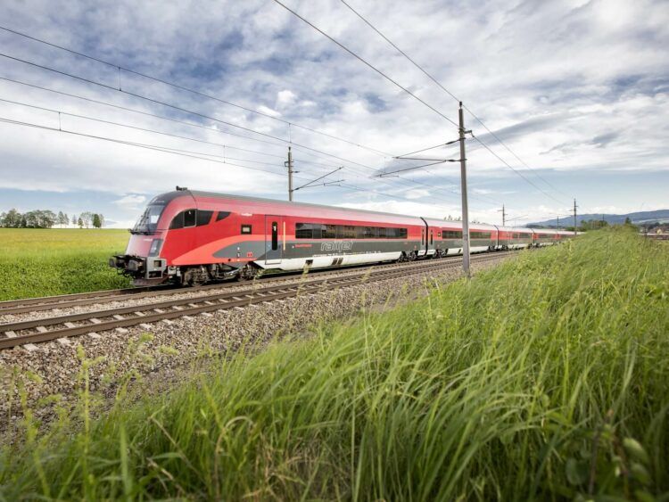 Railjet Oebb Zug Austrian Copyright