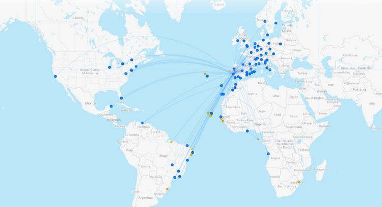 Tap Streckennetz Juli 2024 Flightconnections