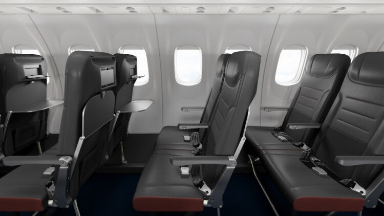 Air Canada Express Dash 8 400 Neue Sitze Copyright