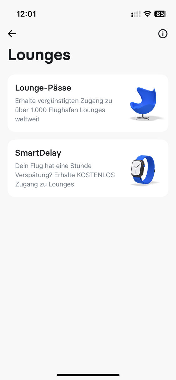 Loungezugang mit Revolut 24€ bzw. 34€ meilenoptimieren