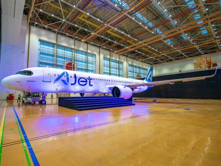 Ajet Airbus Lackierung Copyright