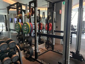 Crown Towers Hotel Sydney Fitnessstudio Gewichte