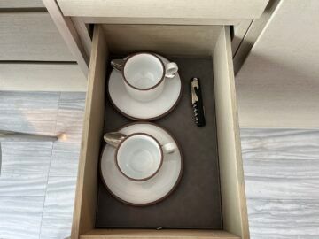 Crown Towers Hotel Sydney Zimmer Kaffeetassen