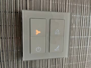 Crown Towers Hotel Sydney Zimmer Lichtschalter