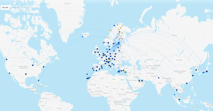 Finnair Streckennetz Juni 2025 Flightconnections