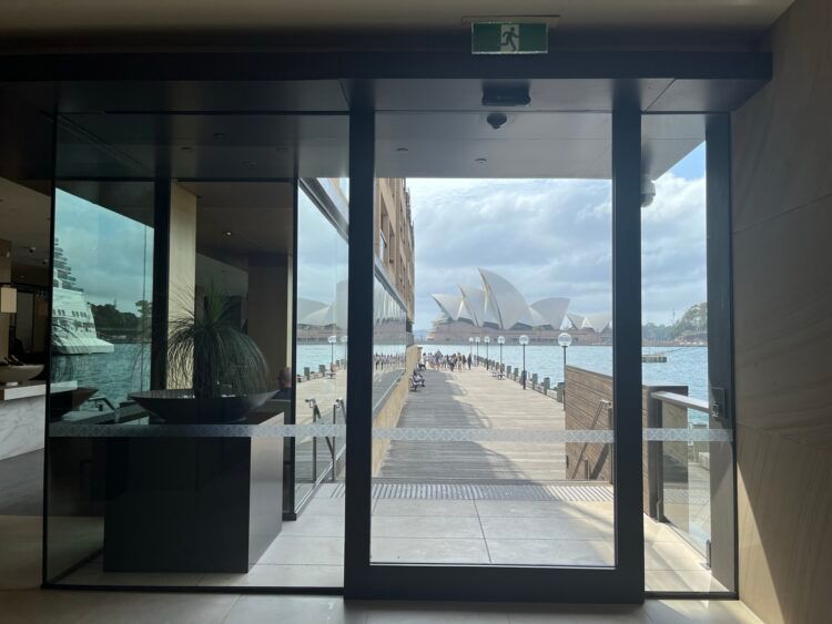 Park Hyatt Sydney Eingang Hafen