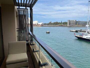 Park Hyatt Sydney Zimmer Balkon 1