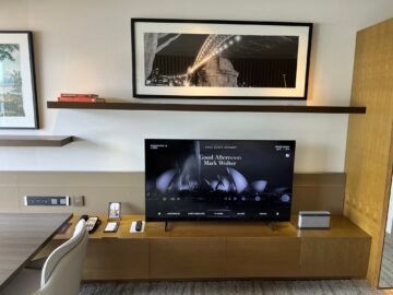 Park Hyatt Sydney Zimmer Fernseher