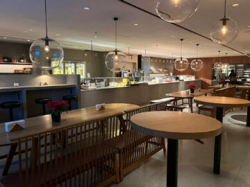 Cathay Pacific The Pier Business Class Lounge Hong Kong Food Hall 1