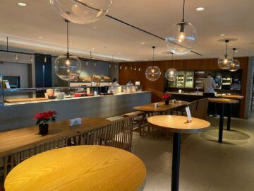 Cathay Pacific The Pier Business Class Lounge Hong Kong Food Hall 2
