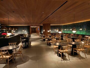 Cathay Pacific The Pier Business Class Lounge Hong Kong Tearoom 2