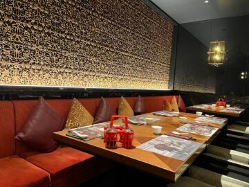 Crown Towers Sydney 88 Noodles Tische