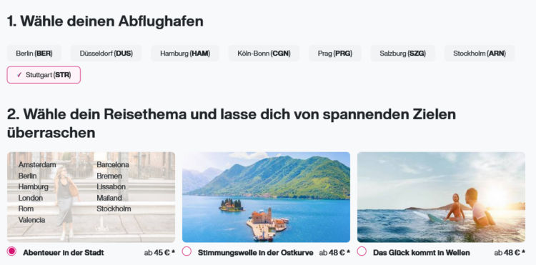 Eurowings Blind Booking Dezember 2023 Stuttgart