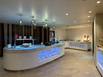 Fiji Airways Premier Lounge Nadi Buffet