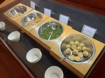 Fiji Airways Premier Lounge Nadi Buffet Snacks