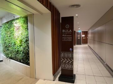 Fiji Airways Premier Lounge Nadi Eingangsbereich 1