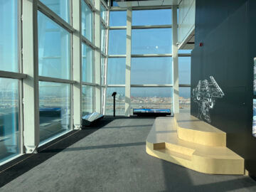 Hong Kong Airport Sky Bridge Skydeck Ausstellung 3