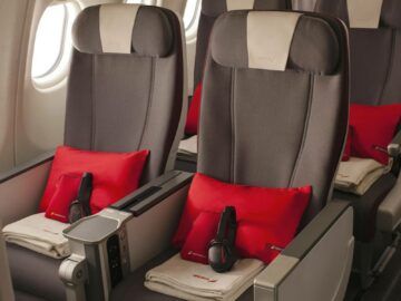 Iberia Premium Economy Class Zweierreihe Copyright