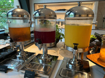 Intercontinental Sydney The Conservatory Fruehstueck Saft