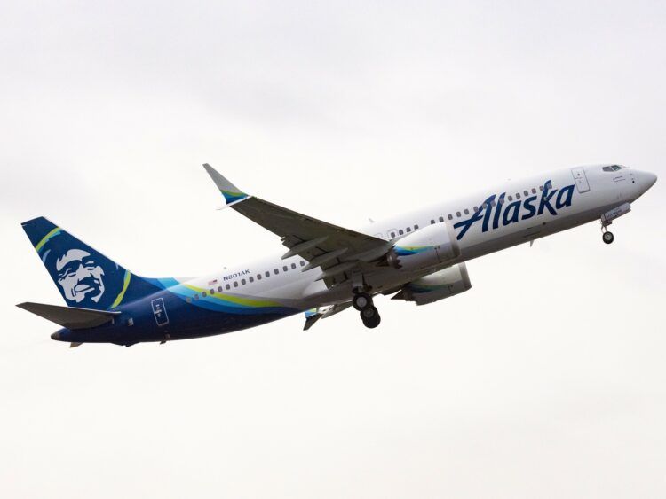 Alaska Airlines Boeing 737 Max 8 Copyright
