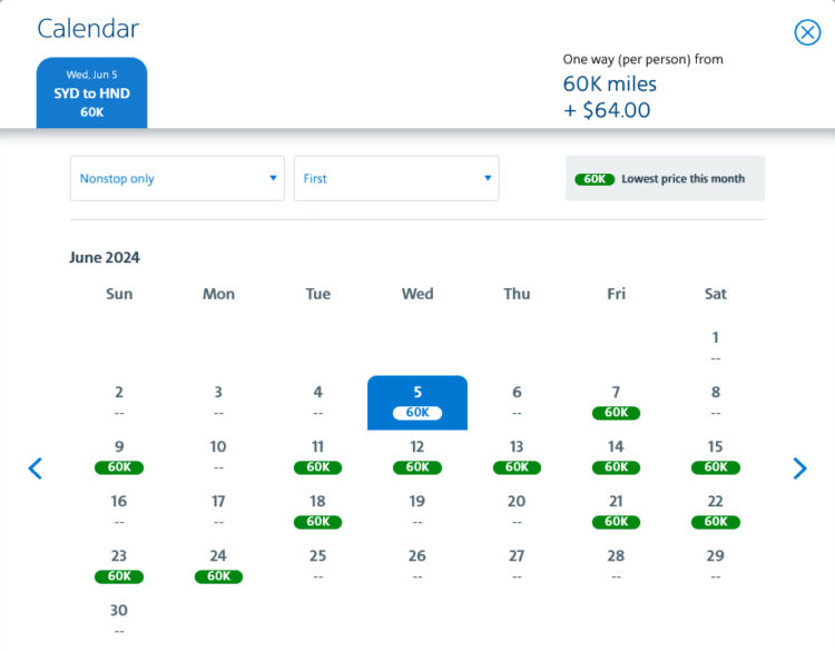 American Airlines Aadvantage Verfuegbarkeiten Japan Airlines First Class Hnd Syd