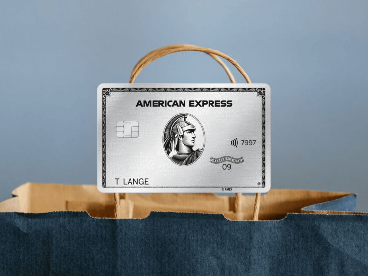 American Express Platinum Kreditkarte Shopping Guthaben