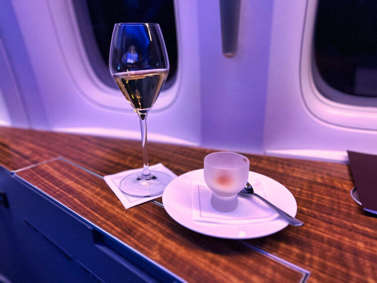 Cathay Pacific First Class Amuse Bouche 1