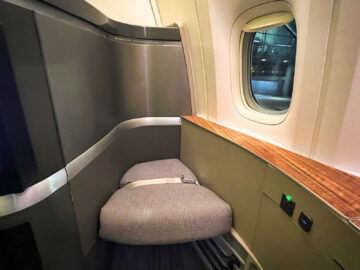 Cathay Pacific First Class Boeing 777 300er Ottoman 2