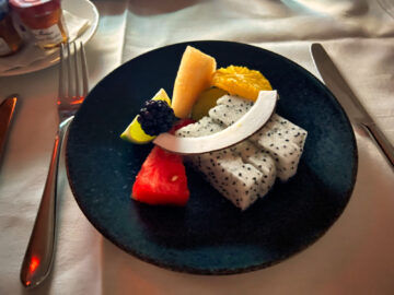 Cathay Pacific First Class Fruechte 1