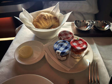 Cathay Pacific First Class Fruehstueck 2