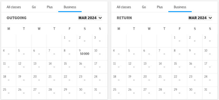 Eurobonus Kalender Suche
