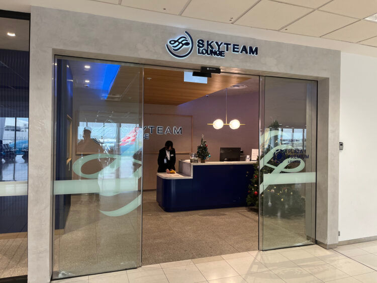 Skyteam Lounge Sydney Eingang